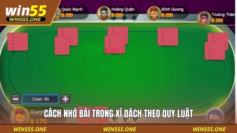 Cách Nhớ Bài Trong Xì Dách - Bí Kíp Chuẩn Cao Thủ Win55 4 Cách nhớ bài trong Xì Dách theo quy luật