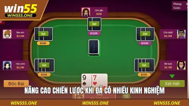 Cách Nhớ Bài Trong Xì Dách - Bí Kíp Chuẩn Cao Thủ Win55 5 Nâng cao chiến lược khi đã có nhiều kinh nghiệm