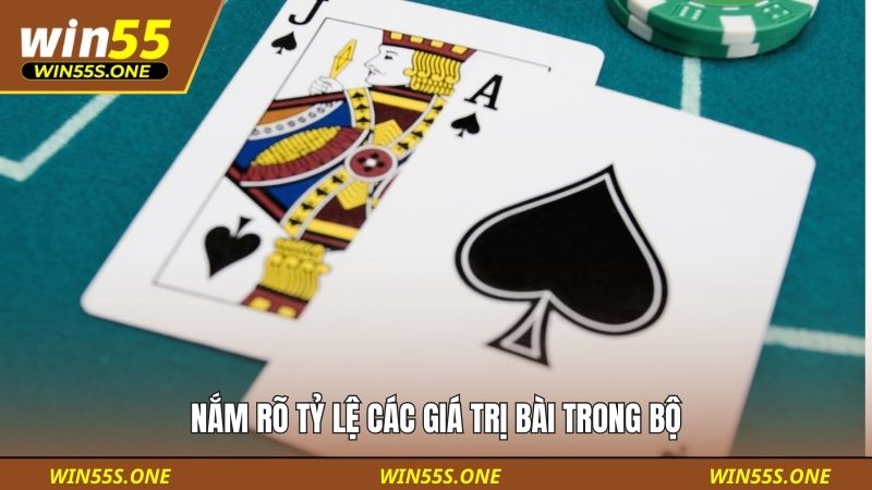 Cách Nhớ Bài Trong Xì Dách - Bí Kíp Chuẩn Cao Thủ Win55 3 Nắm rõ tỷ lệ các giá trị bài trong bộ