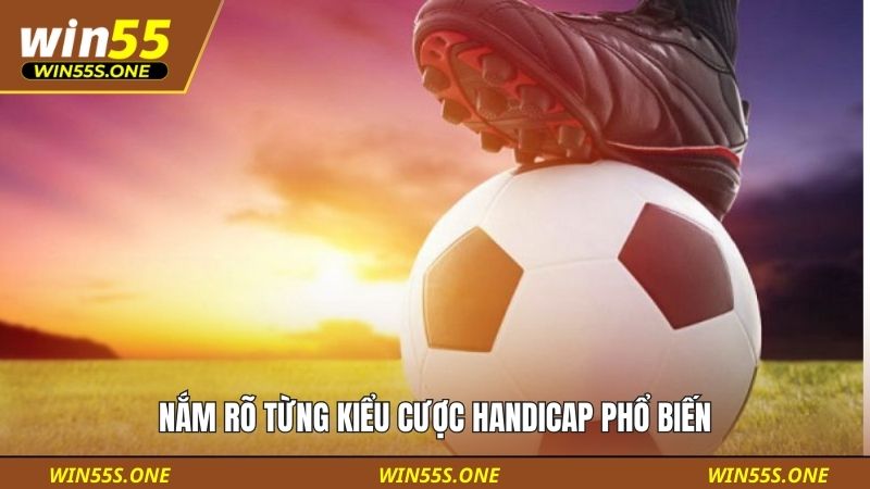 Kinh Nghiệm Soi Kèo Theo Tỷ Lệ Châu Á Chuẩn Xác Từ Win55 2 Nắm rõ từng kiểu cược Handicap phổ biến