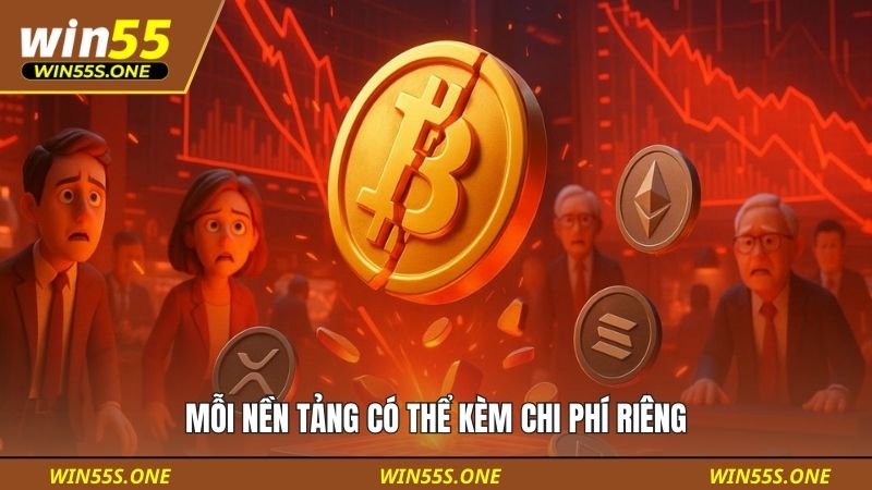 Mỗi nền tảng có thể kèm chi phí riêng