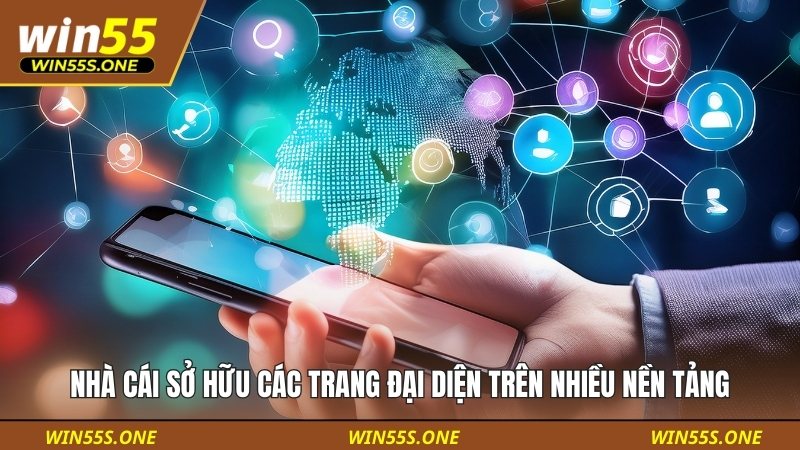liên hệ 3 Nhà cái sở hữu các trang đại diện trên nhiều nền tảng
